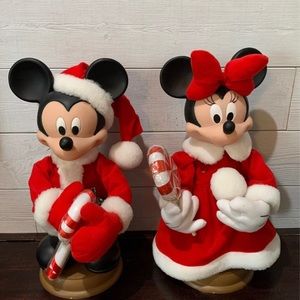 Vintage Disney Animated Mickey and Minnie Mouse